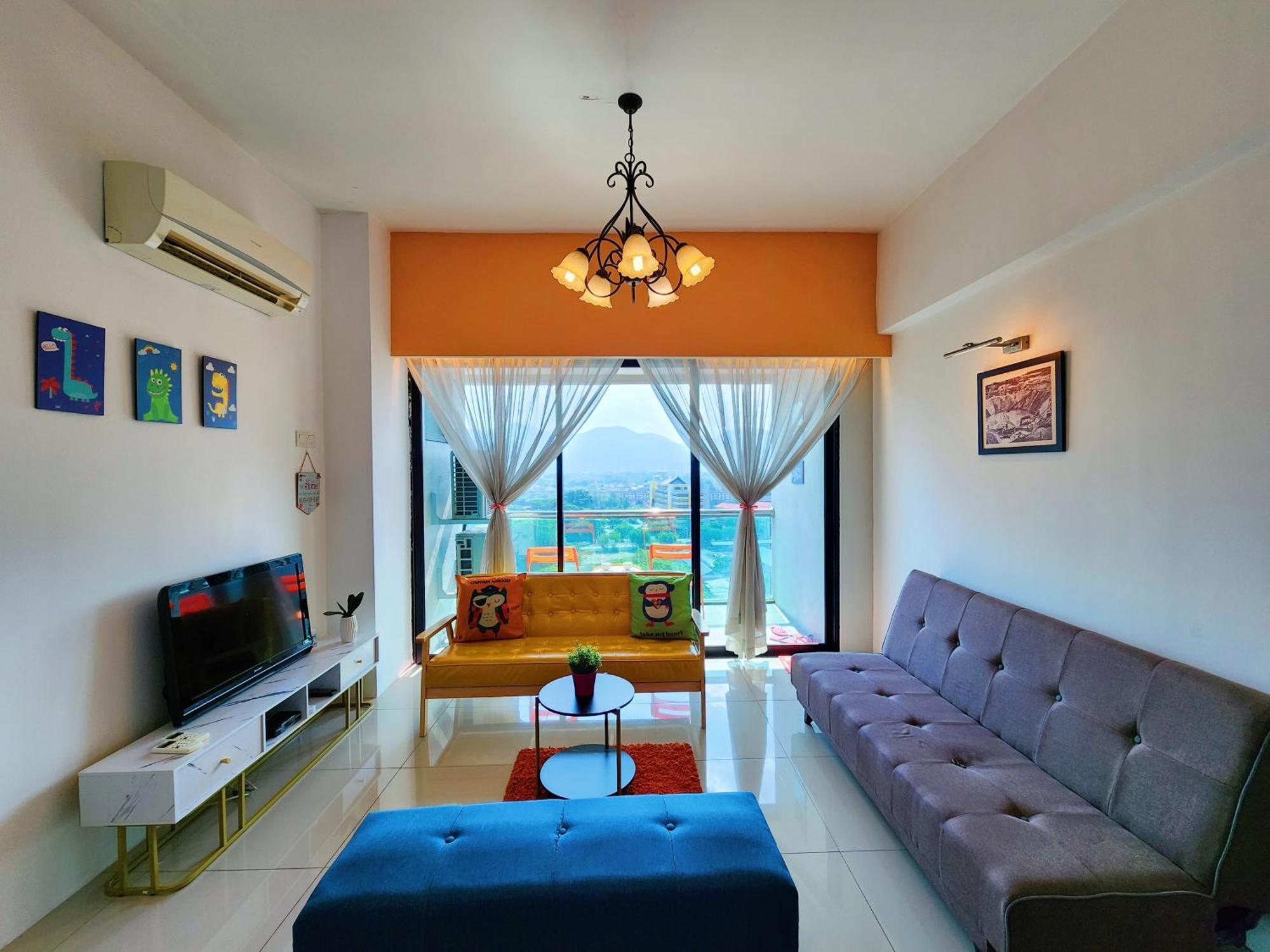 Kinta Riverfront Air-con Cozy Pangsapuri