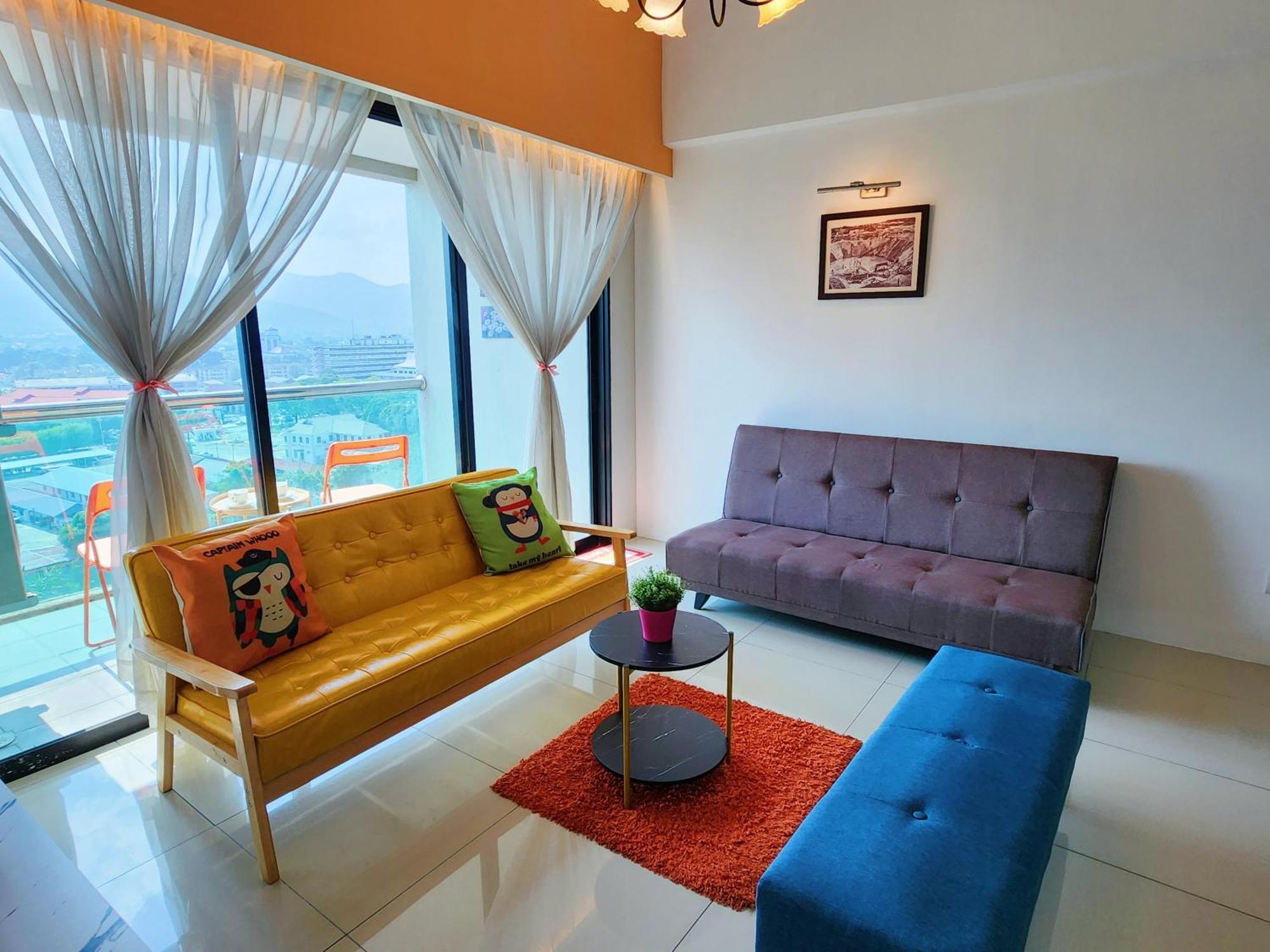 Kinta Riverfront Air-con Cozy Pangsapuri Ipoh